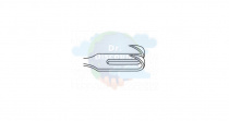Крючок хирургический трахеальный, острый. 1-2-3-4-зубый на выбор, длина 16.5 см